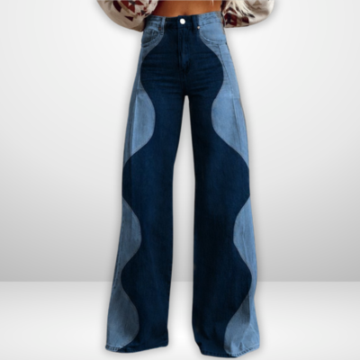 Olivia | Premium Wellenmuster-Hosen