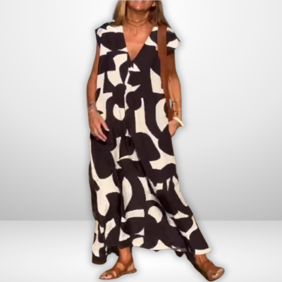Alvina | Legeres Abstract Kleid