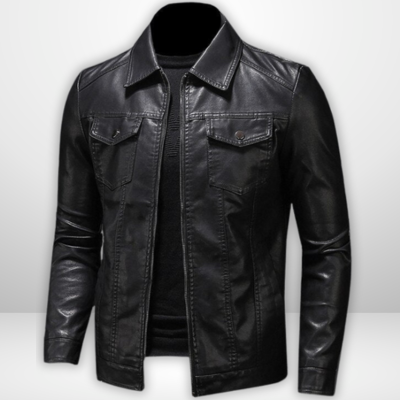 James | Weiche Leder-Bikerjacke