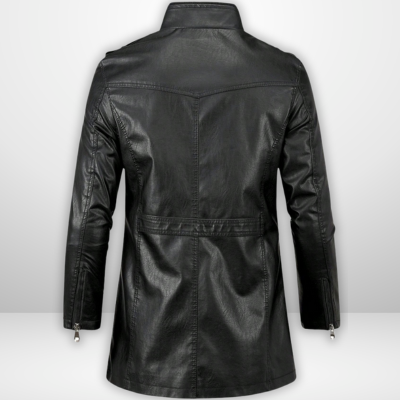 Eric | Mittellange Lederjacke