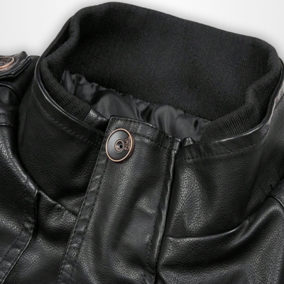 Eric | Mittellange Lederjacke