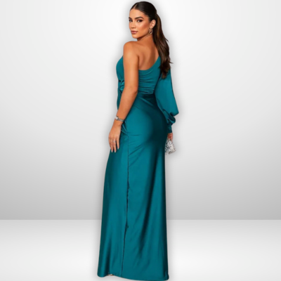 Alison | Elegantes Maxikleid mit Seitenschlitz