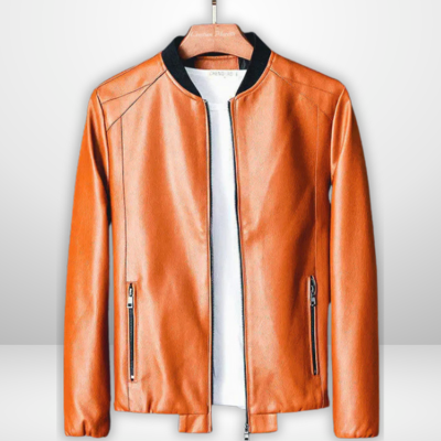 Pieter | Zip-Up Lederjacke