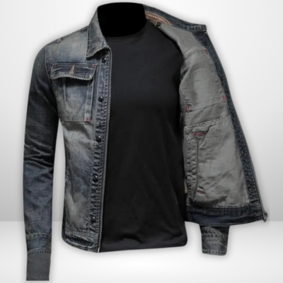 Andre | Herren Klassische Jeansjacke