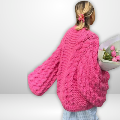 Malin | Bequemer Kabelstrickpullover