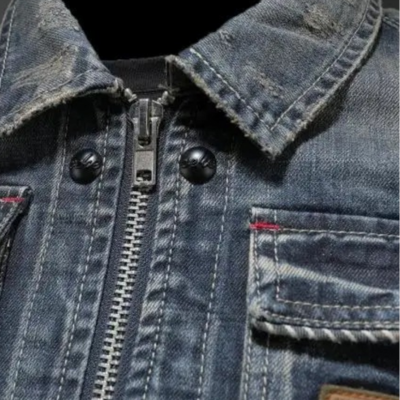 Andre | Herren Klassische Jeansjacke