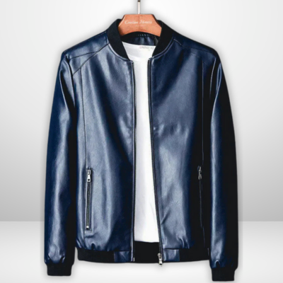 Pieter | Zip-Up Lederjacke