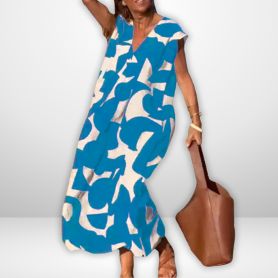 Alvina | Legeres Abstract Kleid