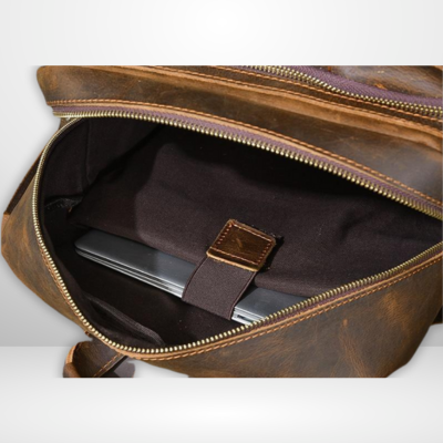 BASEL | Brauner Leder-Rucksack