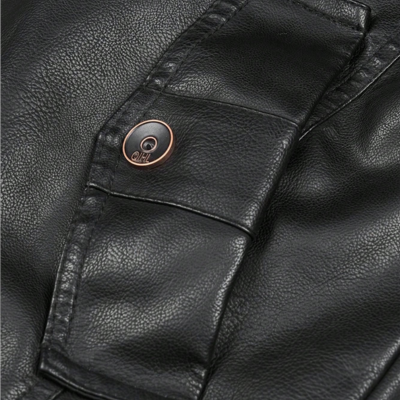 Eric | Mittellange Lederjacke