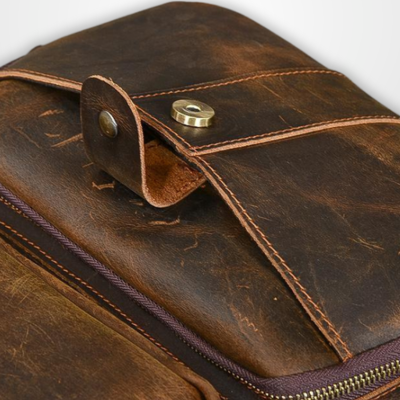 BASEL | Brauner Leder-Rucksack